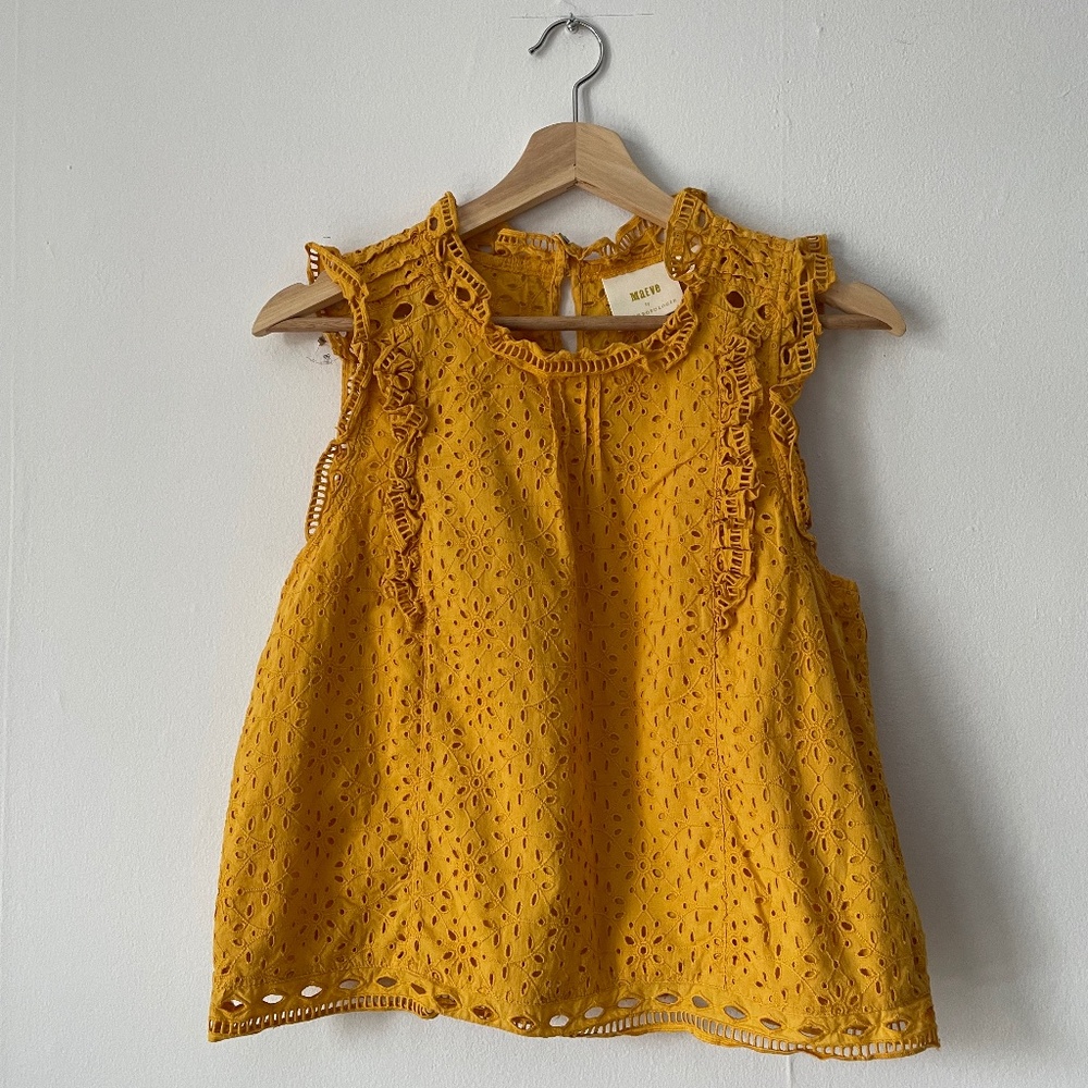 MAEVE yellow tank top